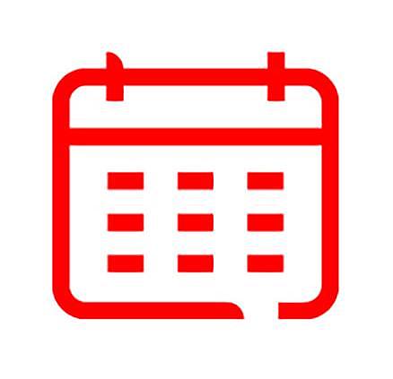 Drawing of a calendar page