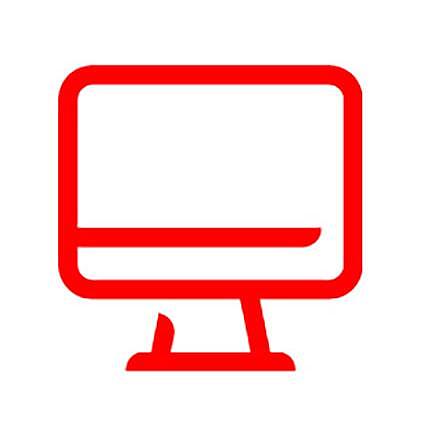 Drawing of a computer screen